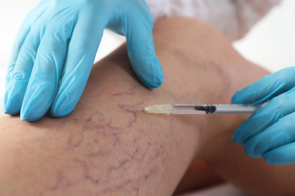 Tratamento de varizes com Escleroterapia